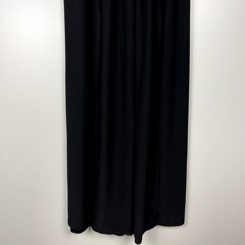 Amanda Uprichard Black Strapless‎ Silk Midi Dress Small Cocktail Party Revolve - Picture 6 of 16